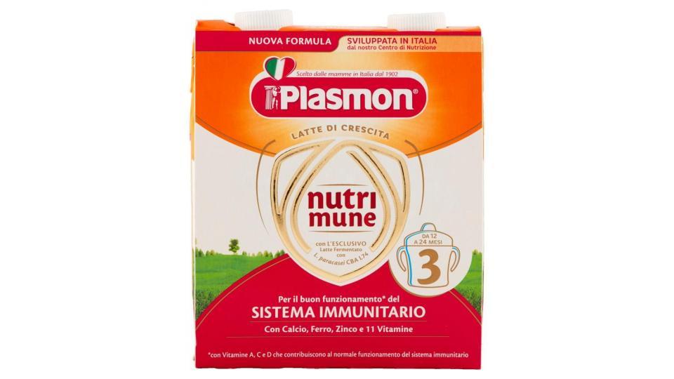 Plasmon    nutrimune 3 Latte Di Crescita