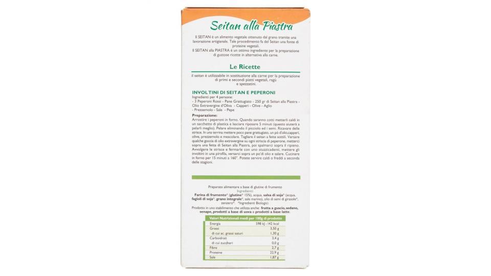 Compagnia Italiana Alimenti Biologici Seitan Alla Piastra Bio