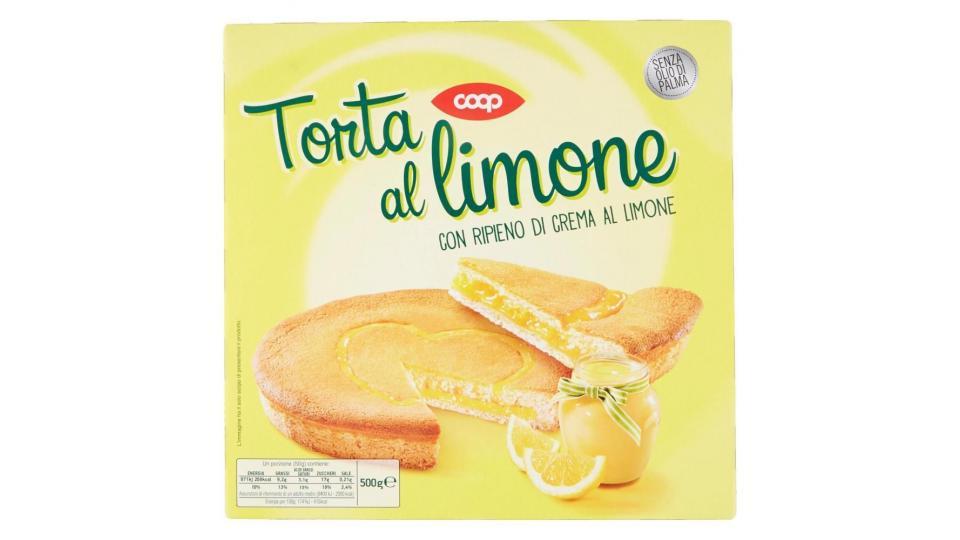 Torta Al Limone Con Ripieno Di Crema Al Limone