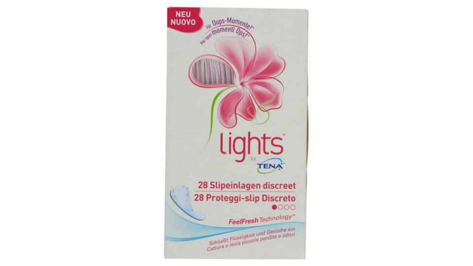 Lights By Tena 28 Proteggi-slip Discreto