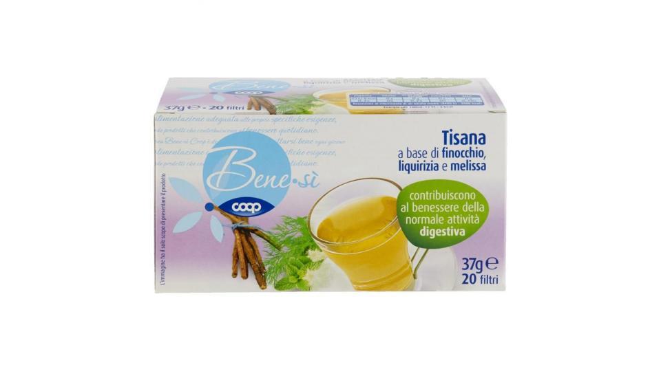 Tisana A Base Di Finocchio, Liquirizia E Melissa 20 Filtri