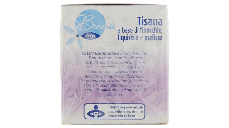 Tisana A Base Di Finocchio, Liquirizia E Melissa 20 Filtri