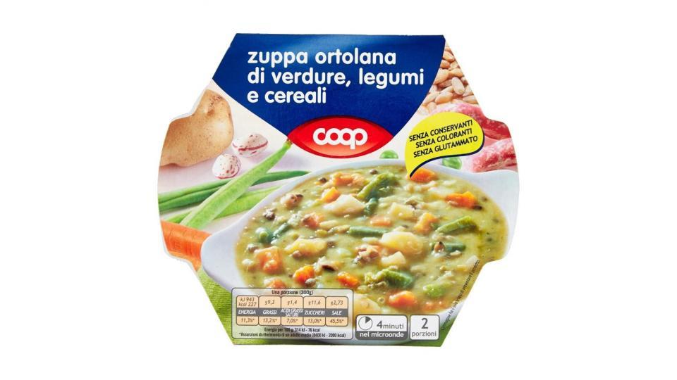 Zuppa Ortolana Di Verdure, Legumi E Cereali