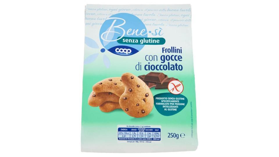 Senza Glutine Frollini Con Gocce Di Cioccolato