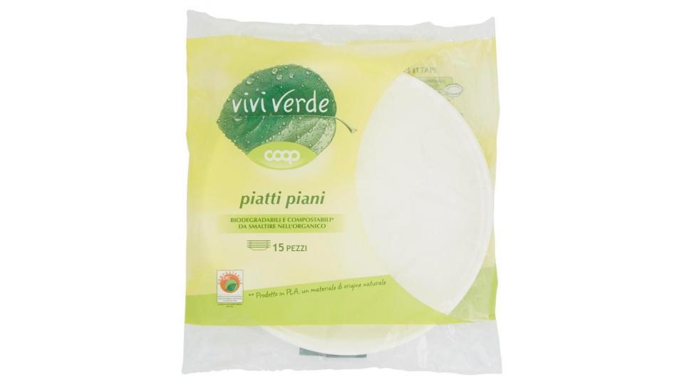 Piatti Piani Biodegradabili E Compostabili*