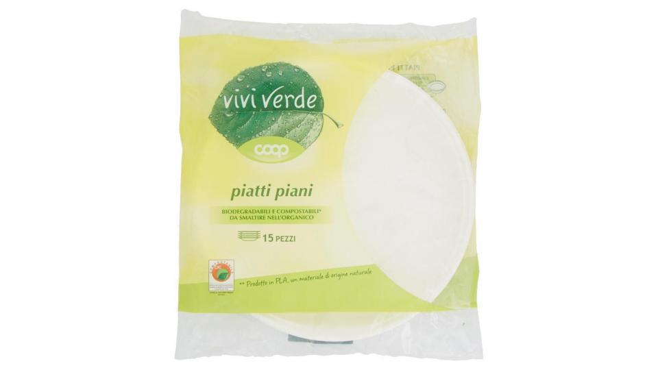 Piatti Piani Biodegradabili E Compostabili*