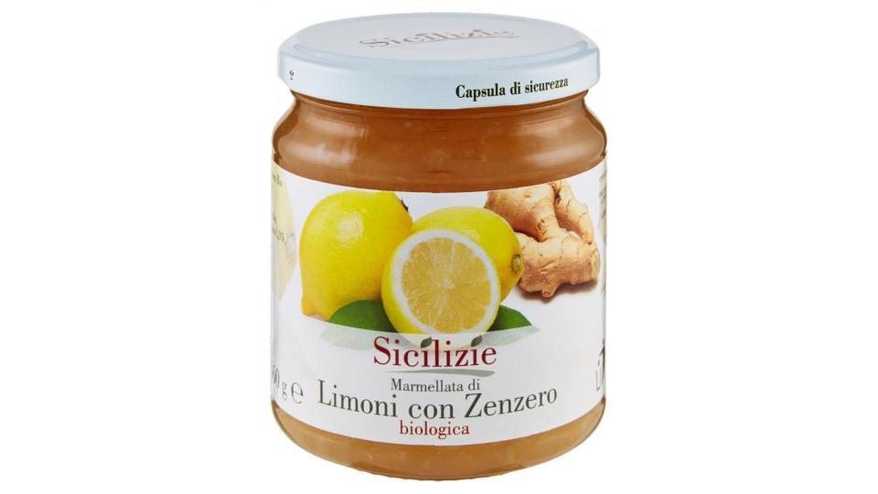 Sicilizie Marmellata Di Limoni Con Zenzero Biologica