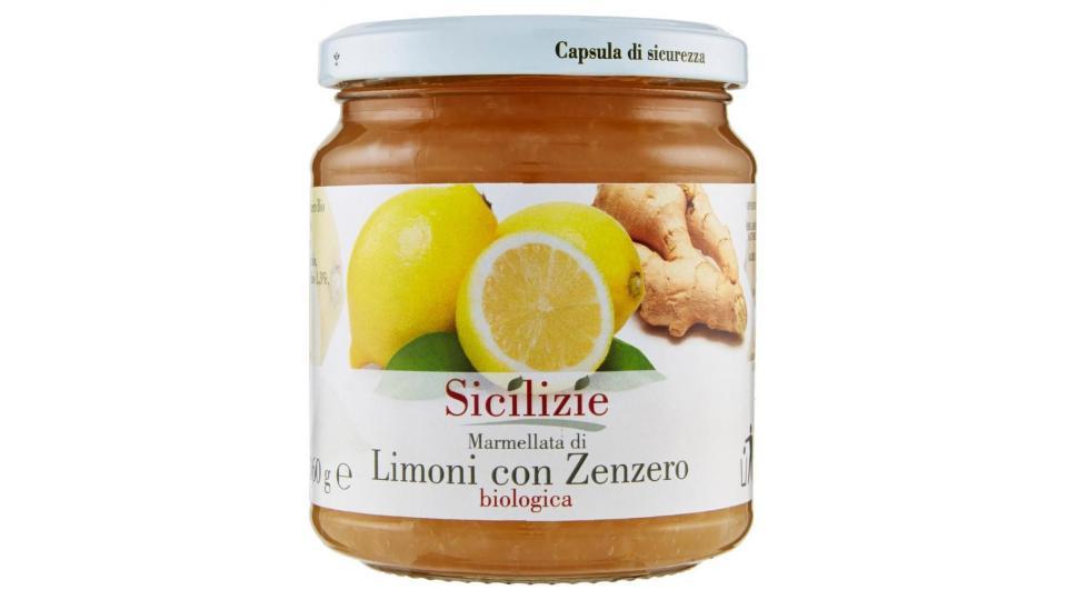 Sicilizie Marmellata Di Limoni Con Zenzero Biologica