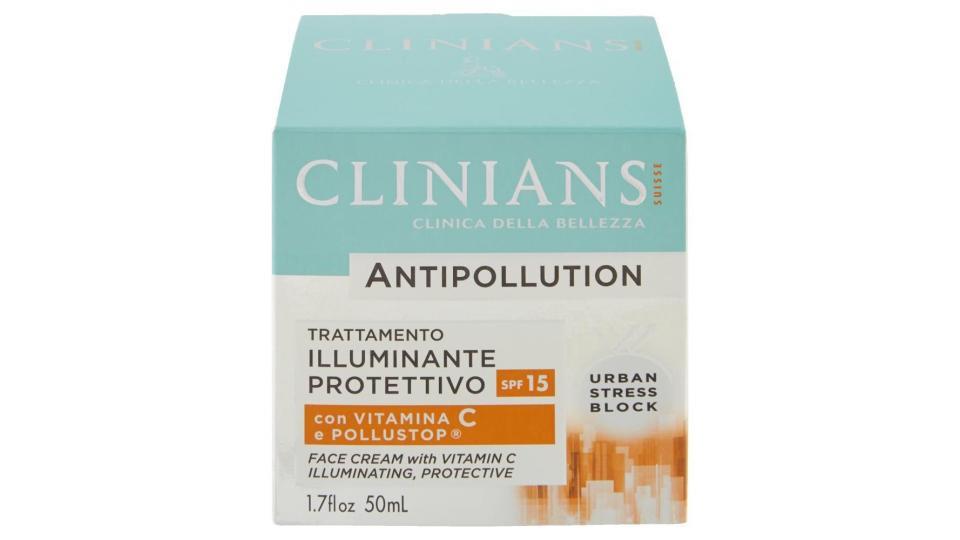 Clinians Antipollution Trattamento Illuminante Protettivo Con Vitamina C E Pollustop