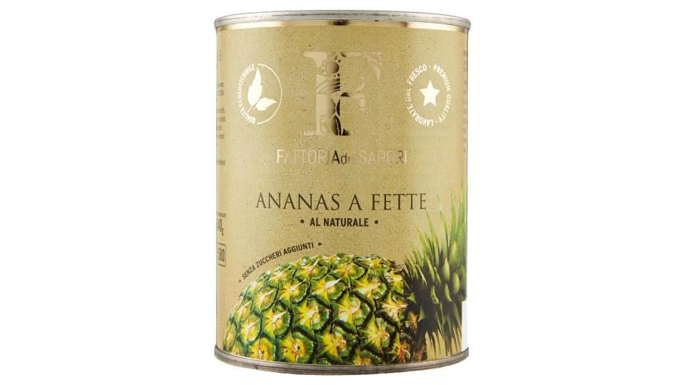 Fattoria Dei Sapori Ananas A Fette Al Naturale