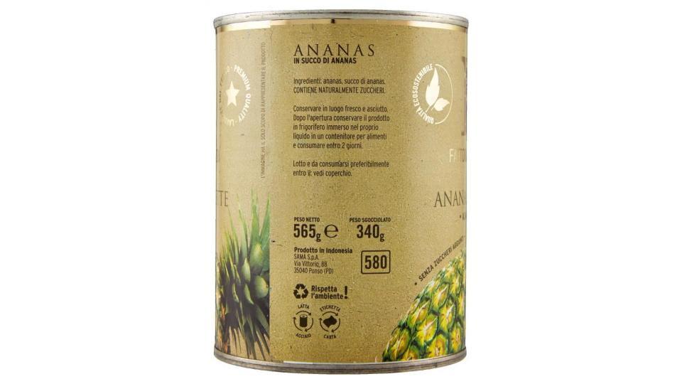 Fattoria Dei Sapori Ananas A Fette Al Naturale