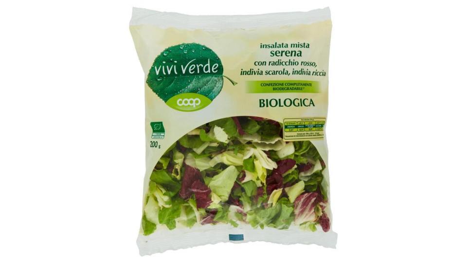 Insalata Mista Serena Con Radicchio Rosso, Indivia Scarola, Indivia Riccia Biologica