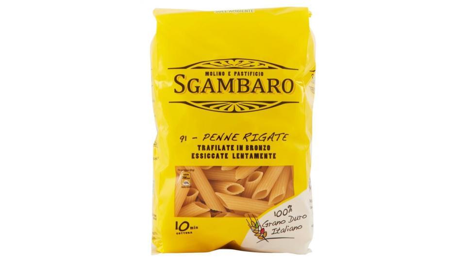 Sgambaro - Penne Rigate N°91 Trafilate In Bronzo