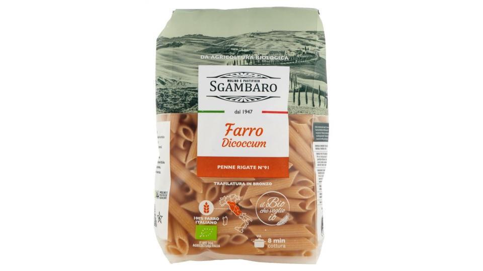 Sgambaro Farro Dicoccum Penne Rigate N°91