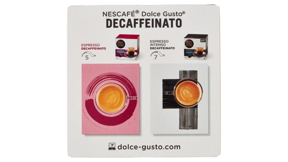 Nescafé Dolce Gusto Espresso Intenso Decaffeinato Caffè Espresso Decaffeinato 16 Capsule (16 Tazze)