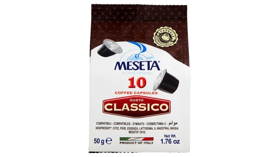 Meseta Gusto Classico 10 Coffee Capsules