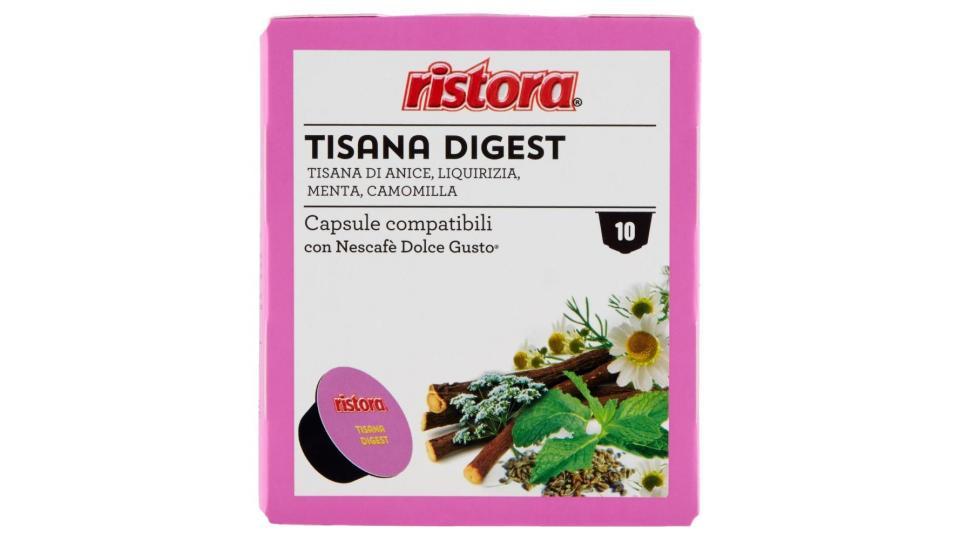 Ristora Tisana Digest Capsule Compatibili Con Nescafè Dolce Gusto 10 X