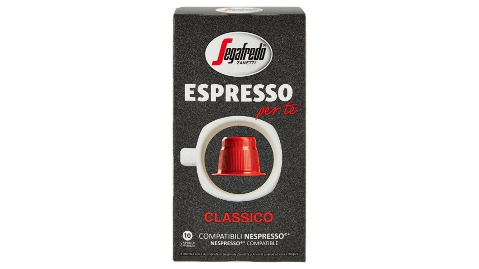 Segafredo Zanetti Espresso Per Te Classico Capsule 10 X