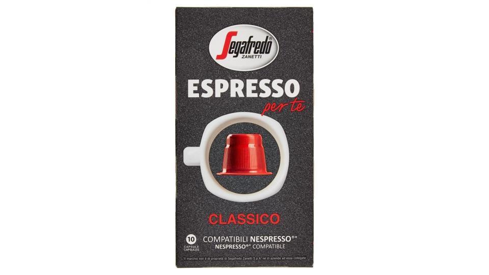 Segafredo Zanetti Espresso Per Te Classico Capsule 10 X