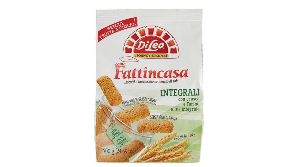 Di Leo Fattincasa Integrali Con Crusca E Farina 100% Integrale