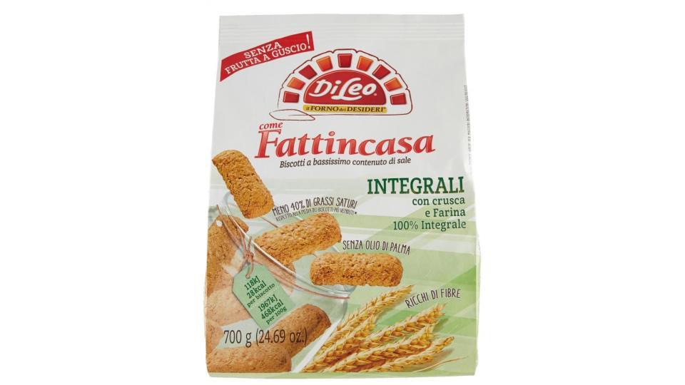 Di Leo Fattincasa Integrali Con Crusca E Farina 100% Integrale