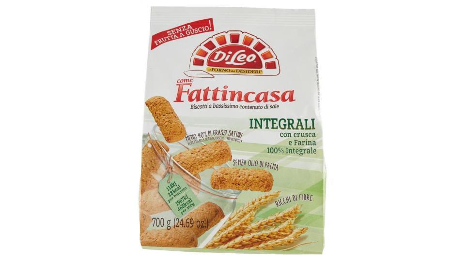 Di Leo Fattincasa Integrali Con Crusca E Farina 100% Integrale