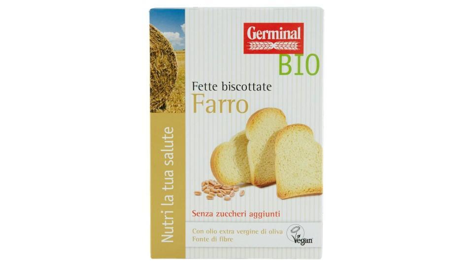 Germinal Bio Fette Biscottate Farro Senza Zuccheri Aggiunti