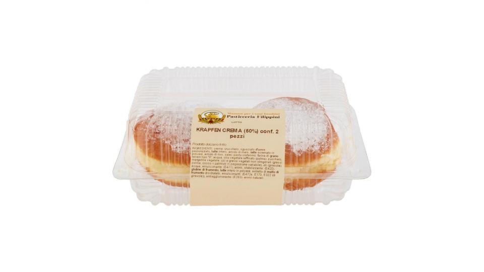 Pasticceria Filippini Krapfen Crema (50%) Conf.