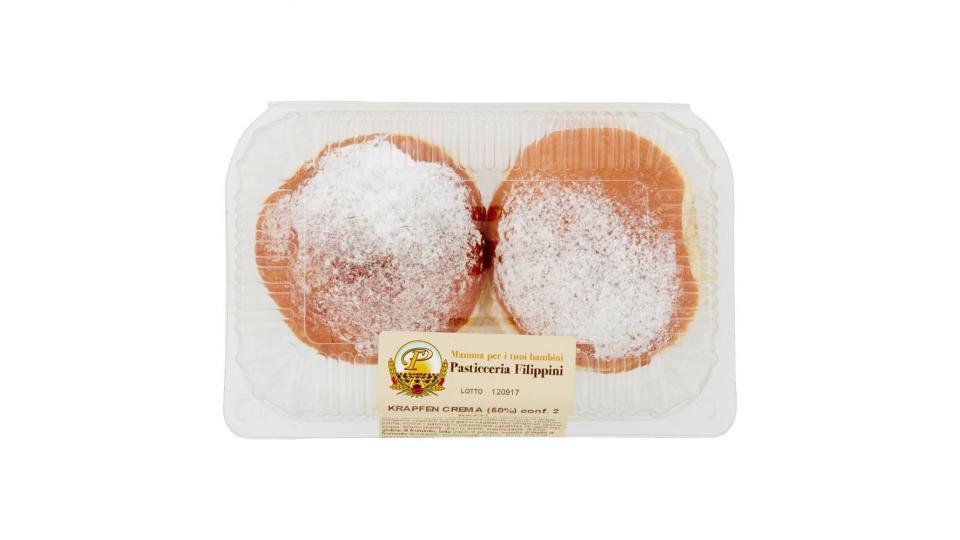 Pasticceria Filippini Krapfen Crema (50%) Conf.