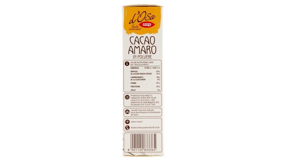 Cacao Amaro In Polvere