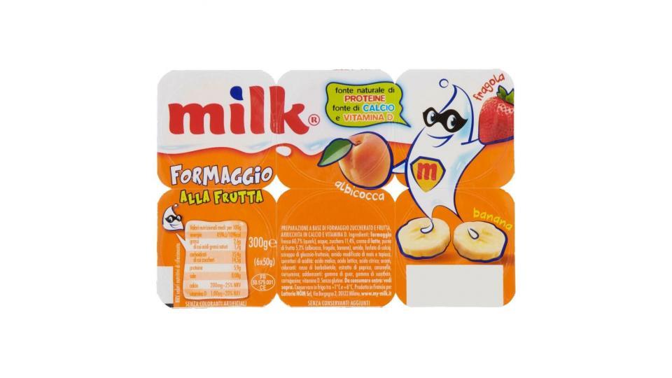 Milk Formaggio Alla Frutta Albicocca, Banana, Fragola