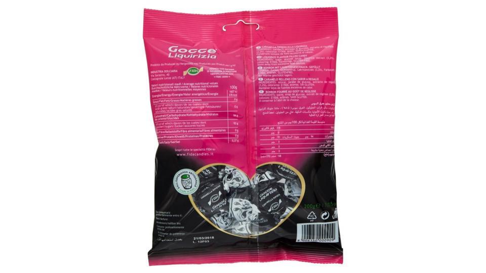 Gocce Liquirizia Caramelle Ripiene