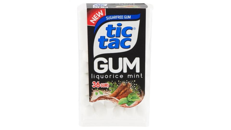 Tic Tac Gum Liquorice Mint 36 Gums
