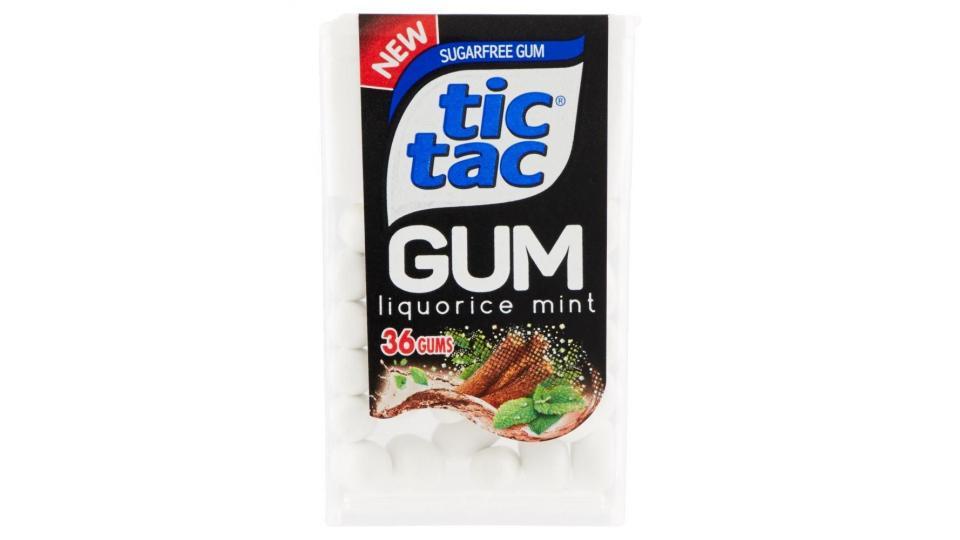 Tic Tac Gum Liquorice Mint 36 Gums