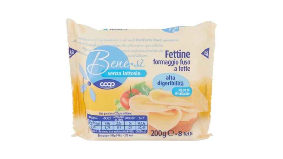 Senza Lattosio Fettine Formaggio Fuso A Fette Alta Digeribilità 8 Fette