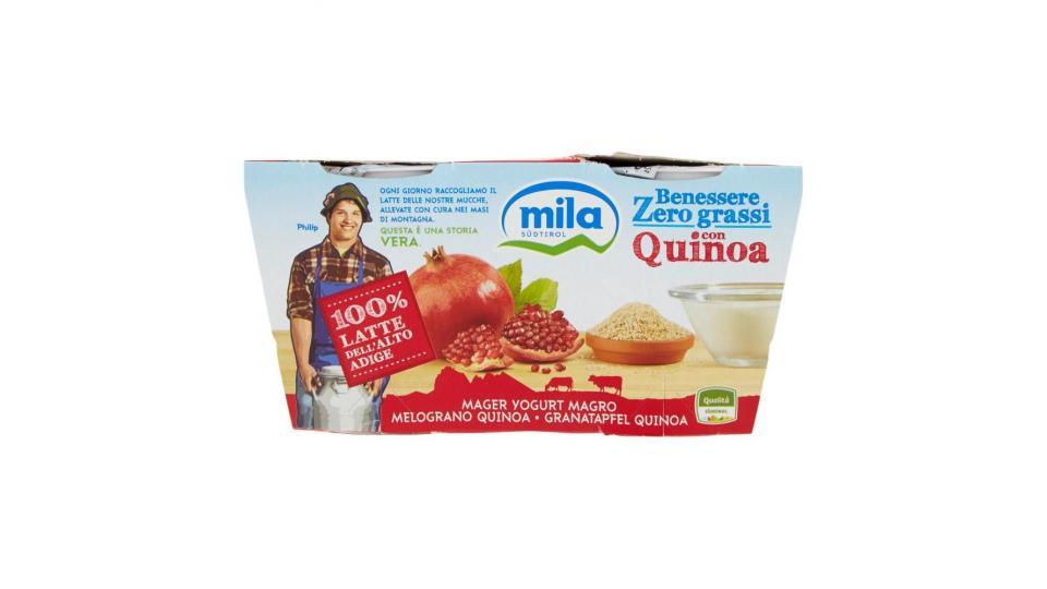 Mila Benessere Zero Grassi Con Quinoa Yogurt Magro Melograno Quinoa