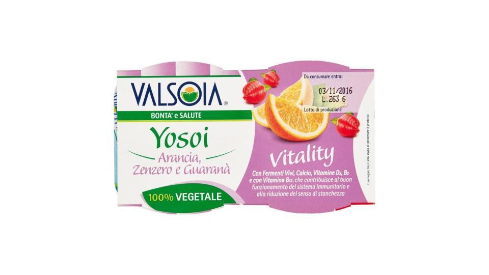 Valsoia Bontà E Salute Yosoi Vitality Arancia, Zenzero E Guaranà