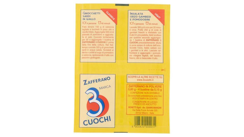 3 Cuochi Zafferano 4 X