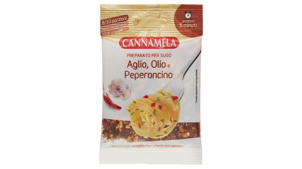 Cannamela Preparato Per Sugo Aglio, Olio E Peperoncino