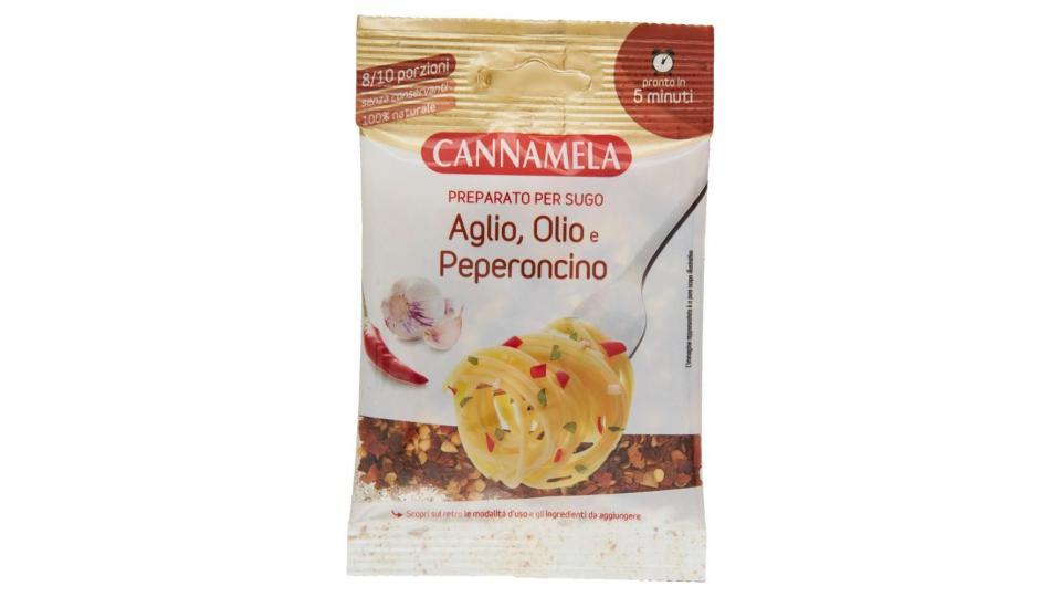 Cannamela Preparato Per Sugo Aglio, Olio E Peperoncino