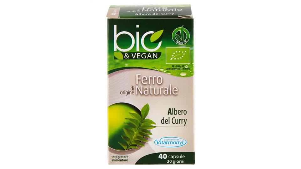 Bio&vegan Ferro Di Origine Naturale 40 Capsule