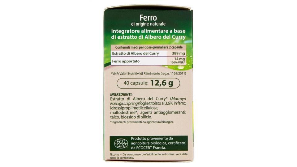 Bio&vegan Ferro Di Origine Naturale 40 Capsule