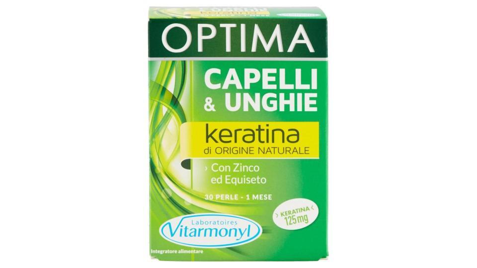 Laboratoires Vitarmonyl Optima Capelli & Unghie Keratina 30 Perle