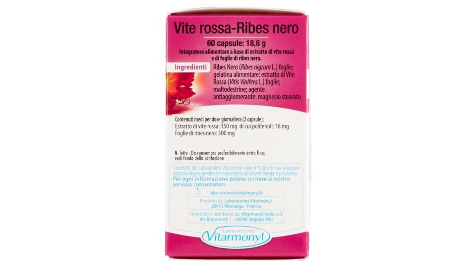 Laboratoires Vitarmonyl Vite Rossa Ribes Nero Gambe Leggere 60 Capsule