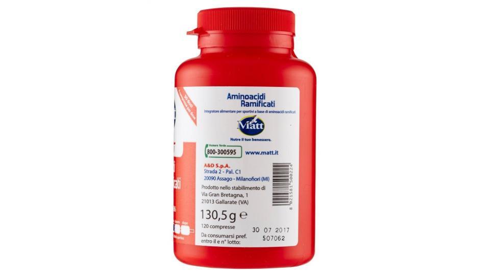 Matt&diet Sport Aminoacidi Ramificati Bcaa Con Vitamina B6 120 Compresse