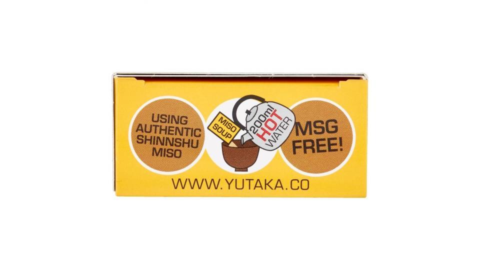 Yutaka Japanese Mellow Yellow Miso Soup (3 Sachets)