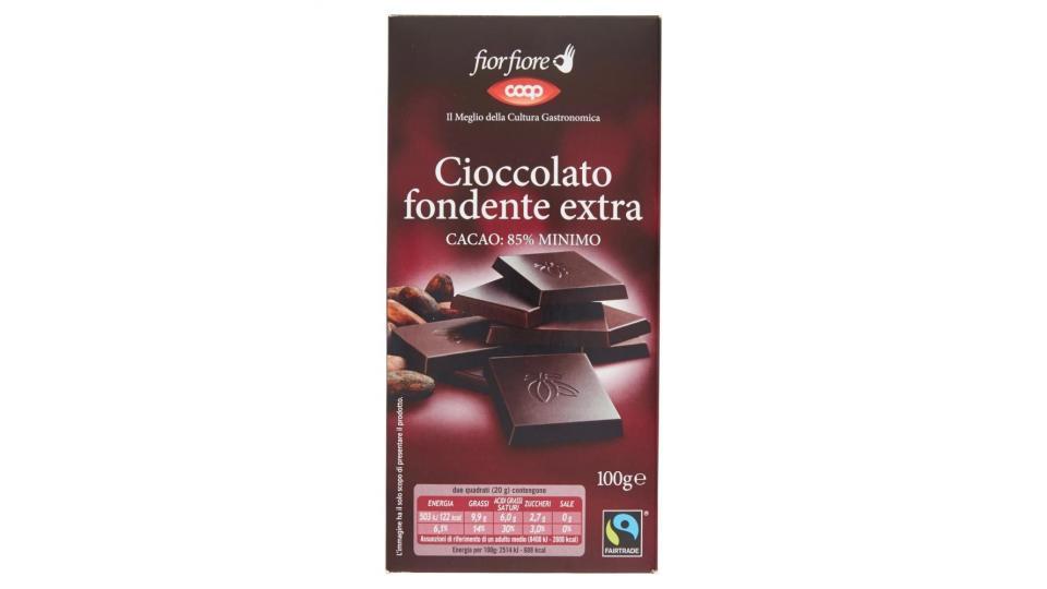 Cioccolato Fondente Extra Cacao: 85% Minimo