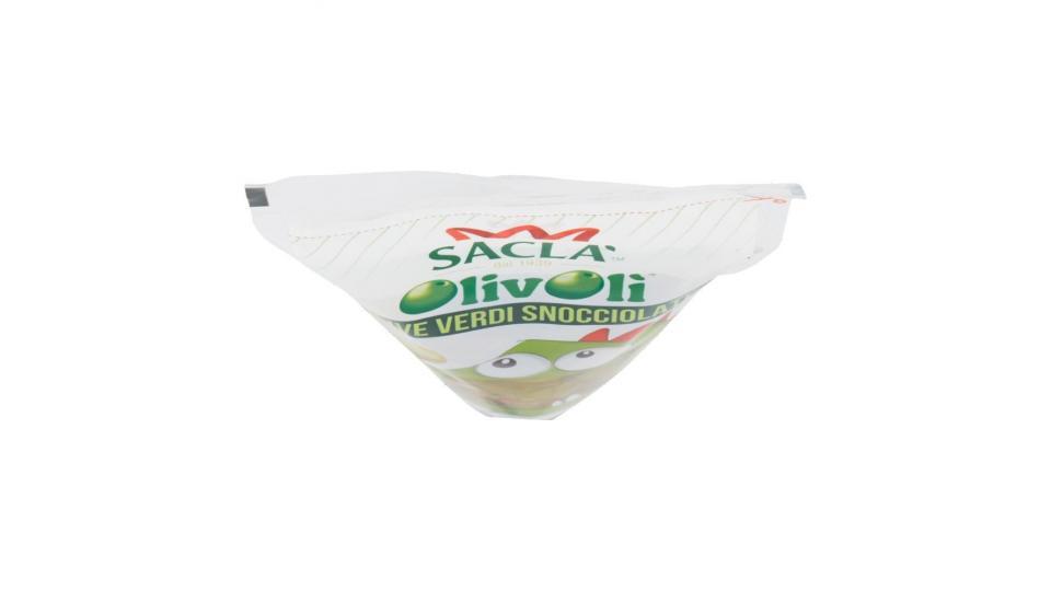 Saclà - Olivolì, Olive Verdi Snocciolate, in Salamoia
