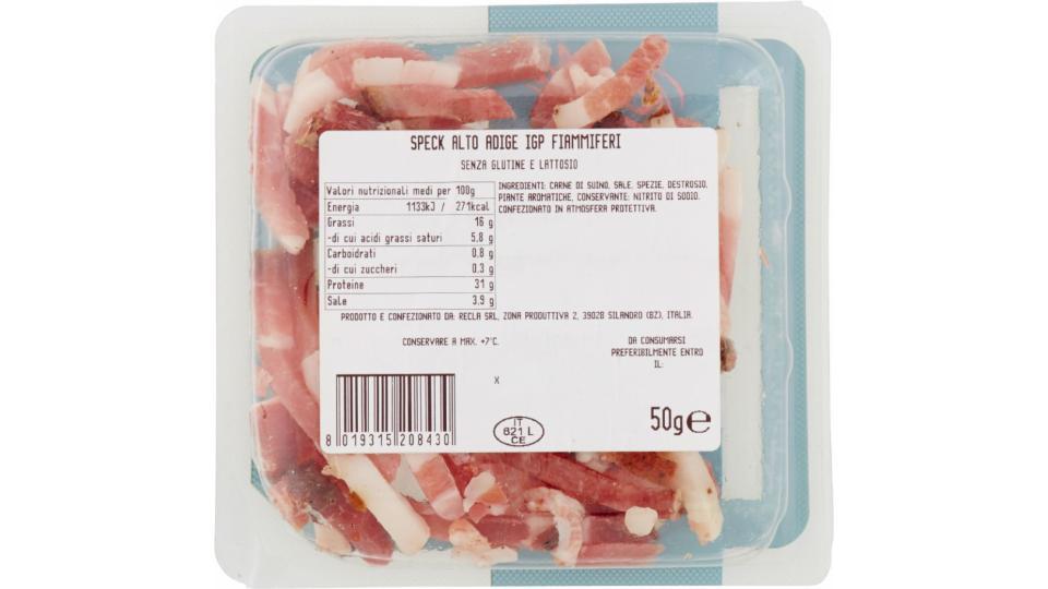 Recla, Speck Alto Adige IGP sticks
