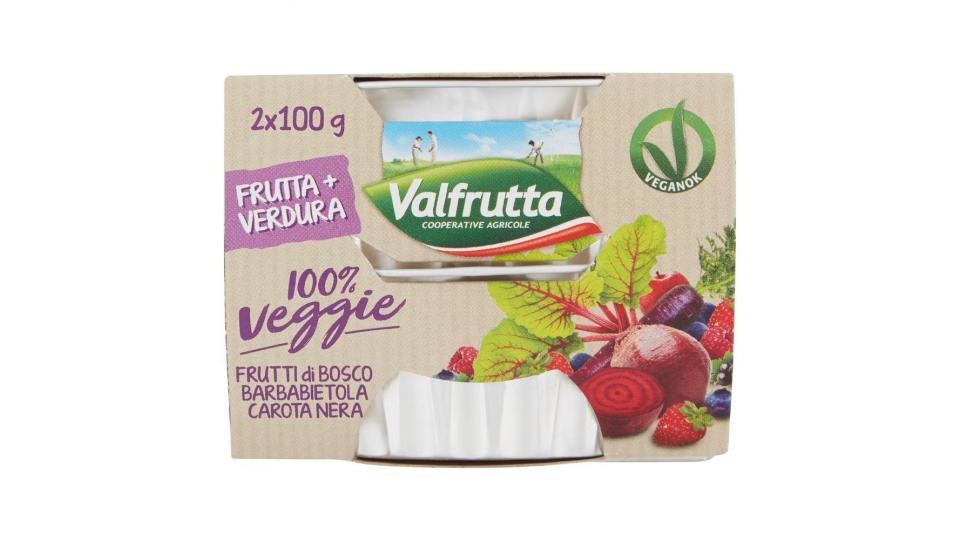 100% Frullato Veggie Frutti di Bosco Barbabietola Carota Nera